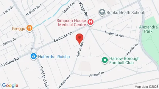 Apartments for rent i Harrow - Middlesex - kort over placeringen