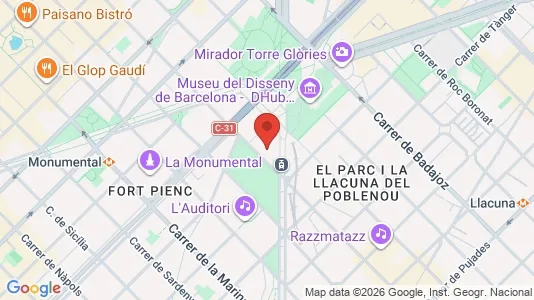 Apartments for rent i Barcelona Eixample - kort over placeringen