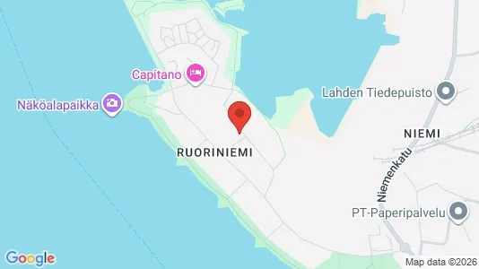 Apartments for rent i Lahti - kort over placeringen