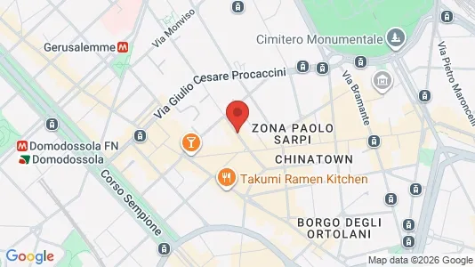 Apartments for rent i Milano Zona 1 - Centro storico - kort over placeringen
