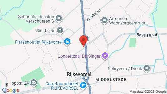 Apartments for rent i Rijkevorsel - kort over placeringen