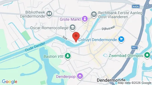Apartments for rent i Dendermonde - kort over placeringen