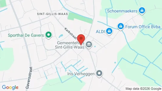 Apartments for rent i Sint-Gillis-Waas - kort over placeringen