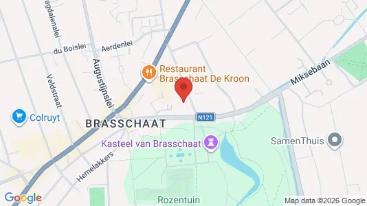 Apartments for rent i Brasschaat - kort over placeringen