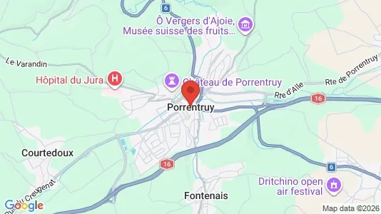 Apartments for rent in Pruntrut - Photo from Google Street View
