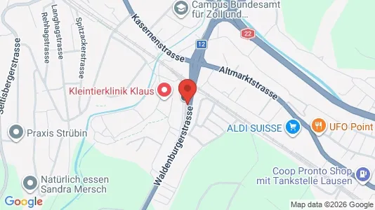 Apartments for rent i Sankt Gallen - kort over placeringen