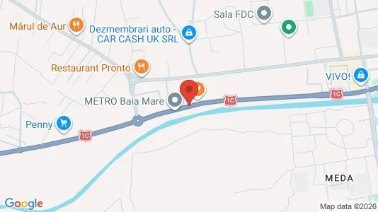 Apartments for rent i Baia Mare - kort over placeringen