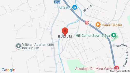 Apartments for rent i Iaşi - kort over placeringen