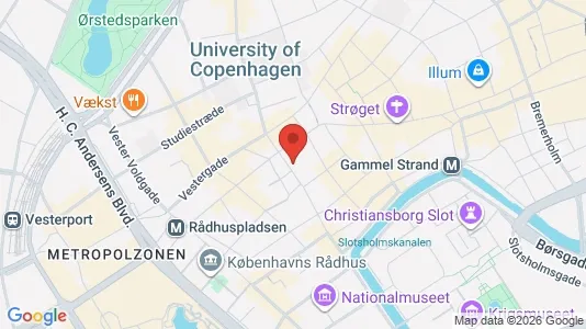 Apartments for rent i Copenhagen K - kort over placeringen