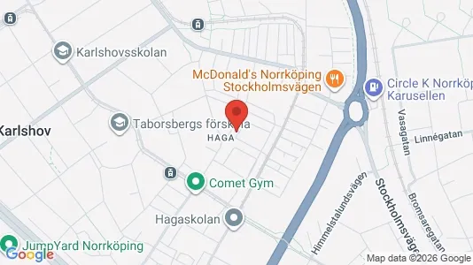 Apartments for rent i Norrköping - kort over placeringen
