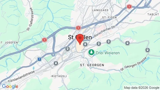 Apartments for rent in Sankt Gallen - Photo from Google Street View