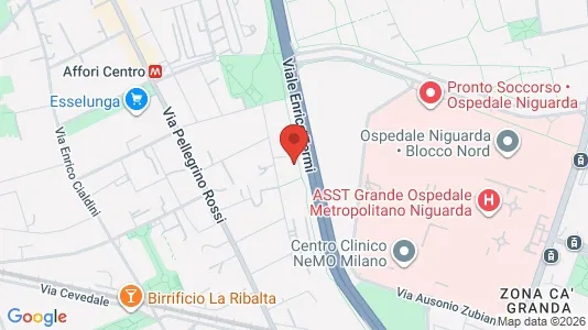 Apartments for rent i Milano Zona 9 - Porta Garibaldi, Niguarda - kort over placeringen