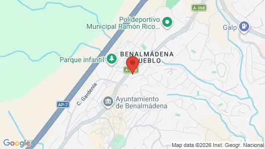 Apartments for rent i Benalmádena - kort over placeringen