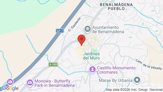Apartments for rent i Benalmádena - kort over placeringen