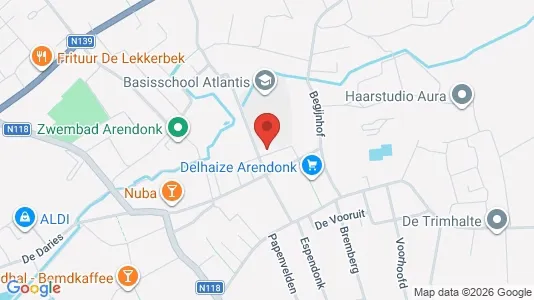 Apartments for rent i Arendonk - kort over placeringen