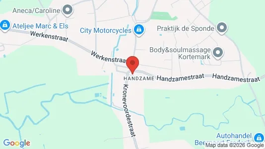 Apartments for rent i Kortemark - kort over placeringen