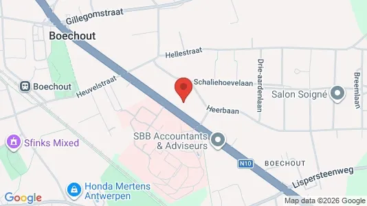 Apartments for rent i Boechout - kort over placeringen