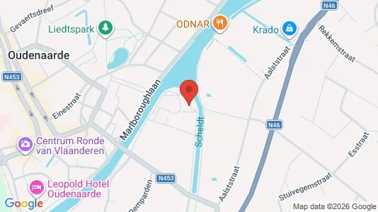 Apartments for rent i Oudenaarde - kort over placeringen