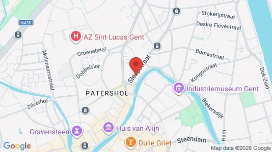 Apartments for rent i Stad Gent - kort over placeringen