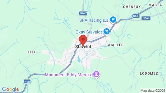 Houses for rent i Stavelot - kort over placeringen