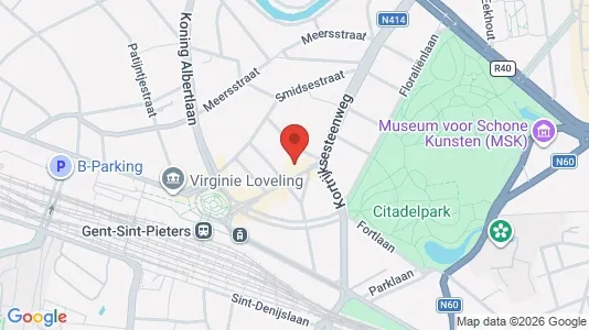 Apartments for rent i Stad Gent - kort over placeringen