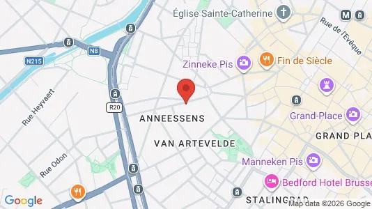 Apartments for rent i Stad Brussel - kort over placeringen
