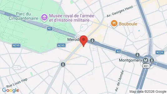 Apartments for rent i Brussels Etterbeek - kort over placeringen