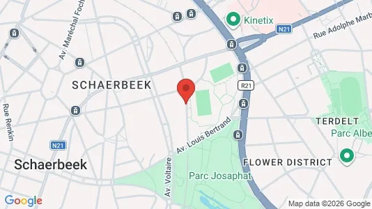 Apartments for rent i Brussels Schaarbeek - kort over placeringen