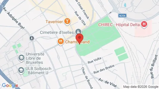 Apartments for rent i Brussels Elsene - kort over placeringen