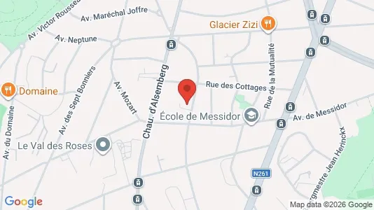 Apartments for rent i Brussels Ukkel - kort over placeringen