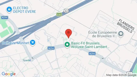 Apartments for rent i Brussels Sint-Lambrechts-Woluwe - kort over placeringen