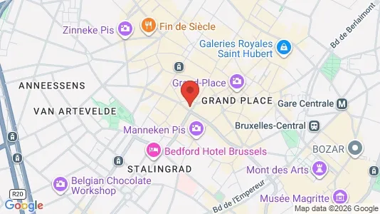 Apartments for rent i Stad Brussel - kort over placeringen