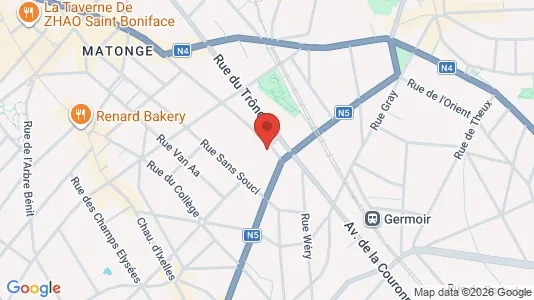 Apartments for rent i Brussels Elsene - kort over placeringen