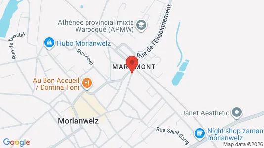 Apartments for rent i Morlanwelz - kort over placeringen