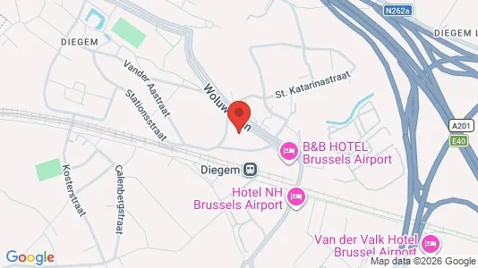 Apartments for rent i Machelen - kort over placeringen