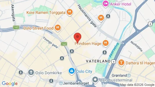 Rooms for rent i Oslo St. Hanshaugen - kort over placeringen