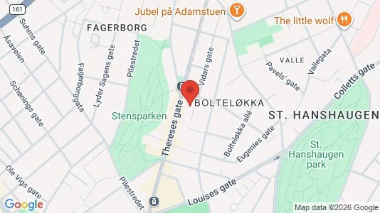 Apartments for rent i Oslo St. Hanshaugen - kort over placeringen