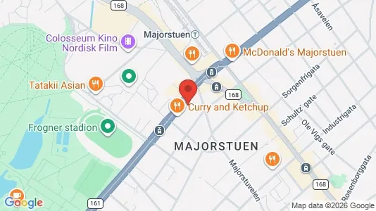 Apartments for rent i Oslo Frogner - kort over placeringen