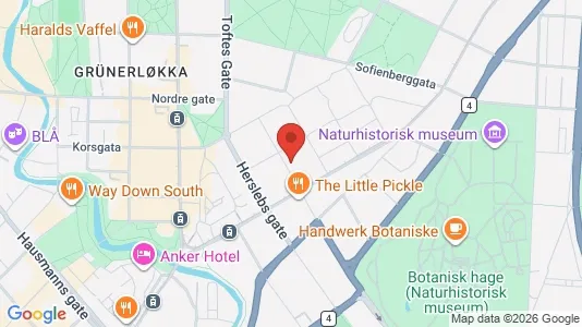 Apartments for rent i Oslo Grünerløkka - kort over placeringen