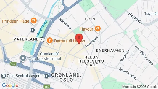 Apartments for rent i Oslo Gamle Oslo - kort over placeringen