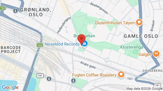 Rooms for rent i Oslo Gamle Oslo - kort over placeringen