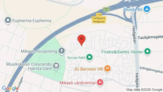 Apartments for rent i Örebro - kort over placeringen