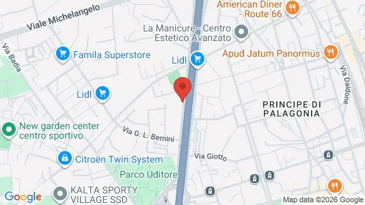 Apartments for rent i Palermo - kort over placeringen