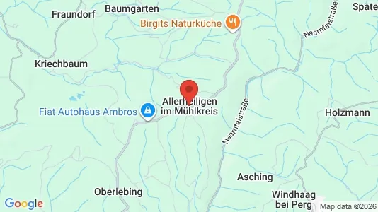 Apartments for rent i Allerheiligen im Mühlkreis - kort over placeringen