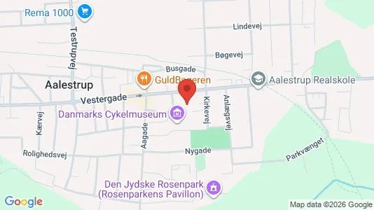 Apartments for rent i Aalestrup - kort over placeringen