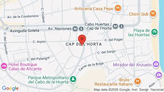 Apartments for rent i Alicante/Alacant - kort over placeringen