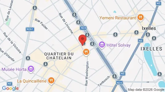 Apartments for rent i Stad Brussel - kort over placeringen