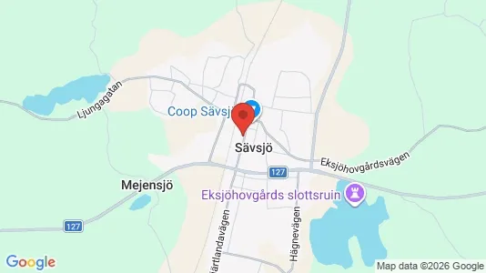 Houses for rent i Sävsjö - kort over placeringen