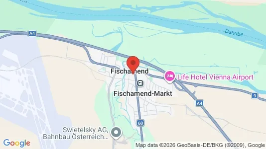 Apartments for rent i Fischamend - kort over placeringen