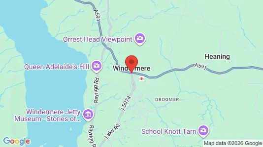 Apartments for rent i Windermere - Cumbria - kort over placeringen